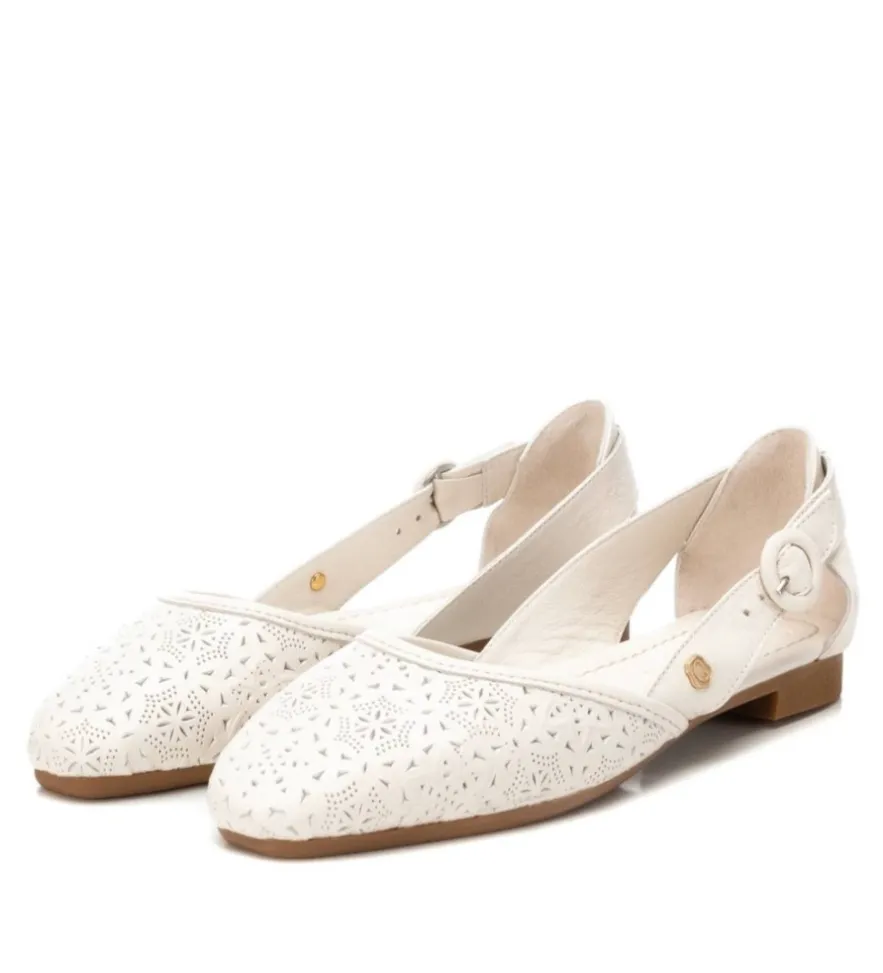 Carmela "161584" White - Ballerina Flat