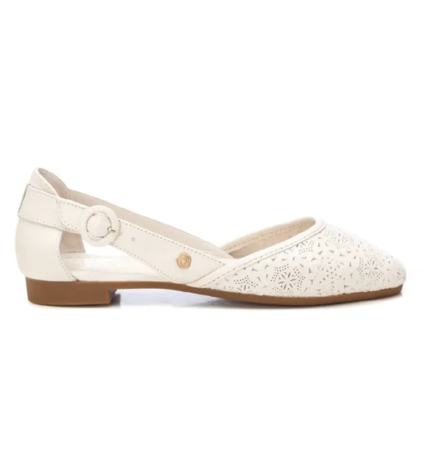 Carmela "161584" White - Ballerina Flat