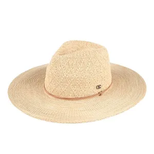 C.C. Beige Panama Hat