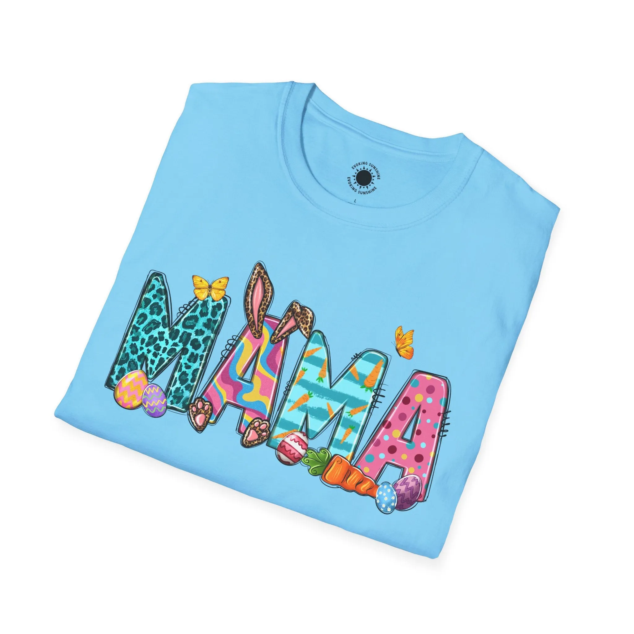 Colorful 'Mama' Unisex Softstyle T-Shirt - Perfect for Mother's Day and Everyday Wear