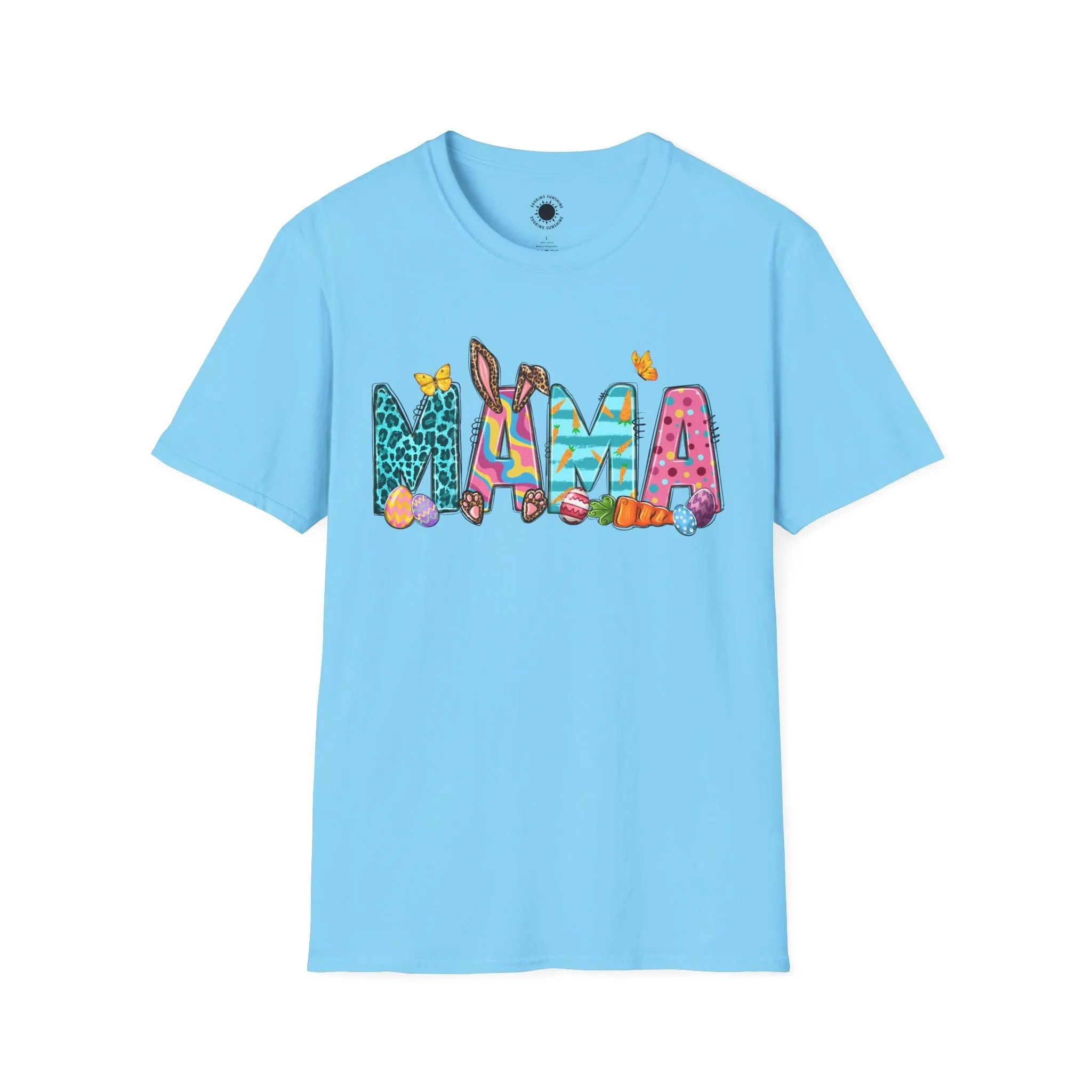 Colorful 'Mama' Unisex Softstyle T-Shirt - Perfect for Mother's Day and Everyday Wear