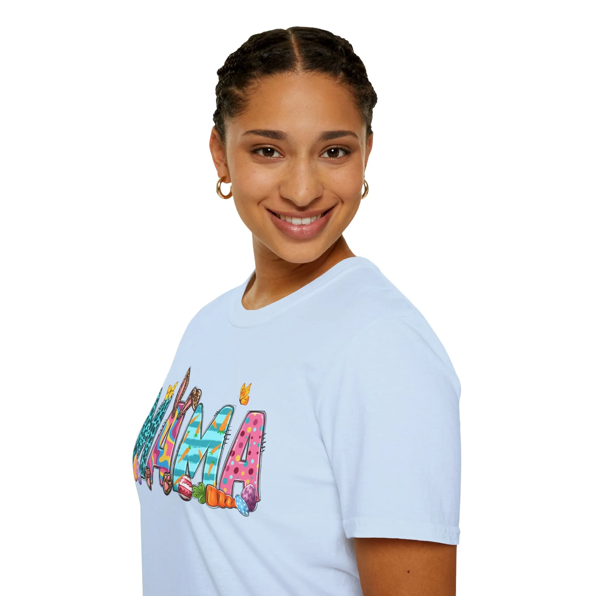 Colorful 'Mama' Unisex Softstyle T-Shirt - Perfect for Mother's Day and Everyday Wear