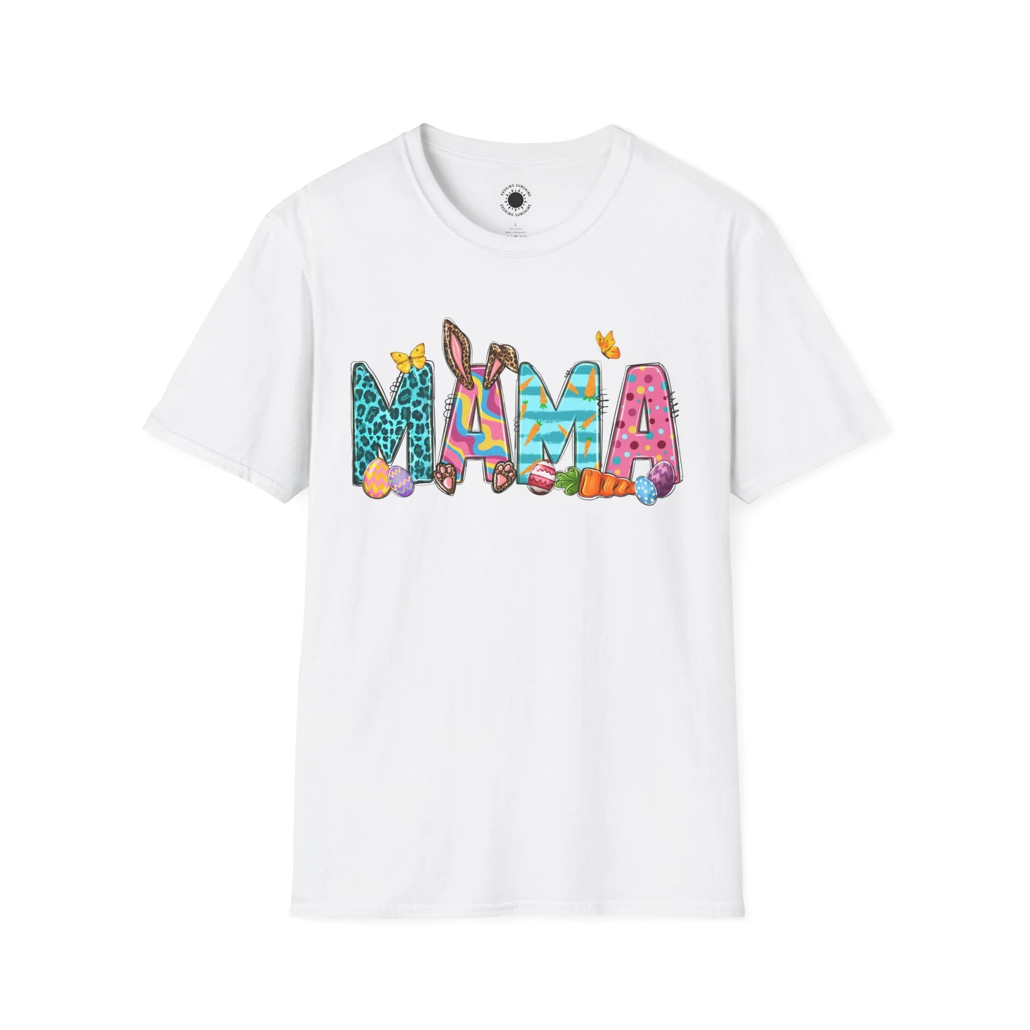 Colorful 'Mama' Unisex Softstyle T-Shirt - Perfect for Mother's Day and Everyday Wear