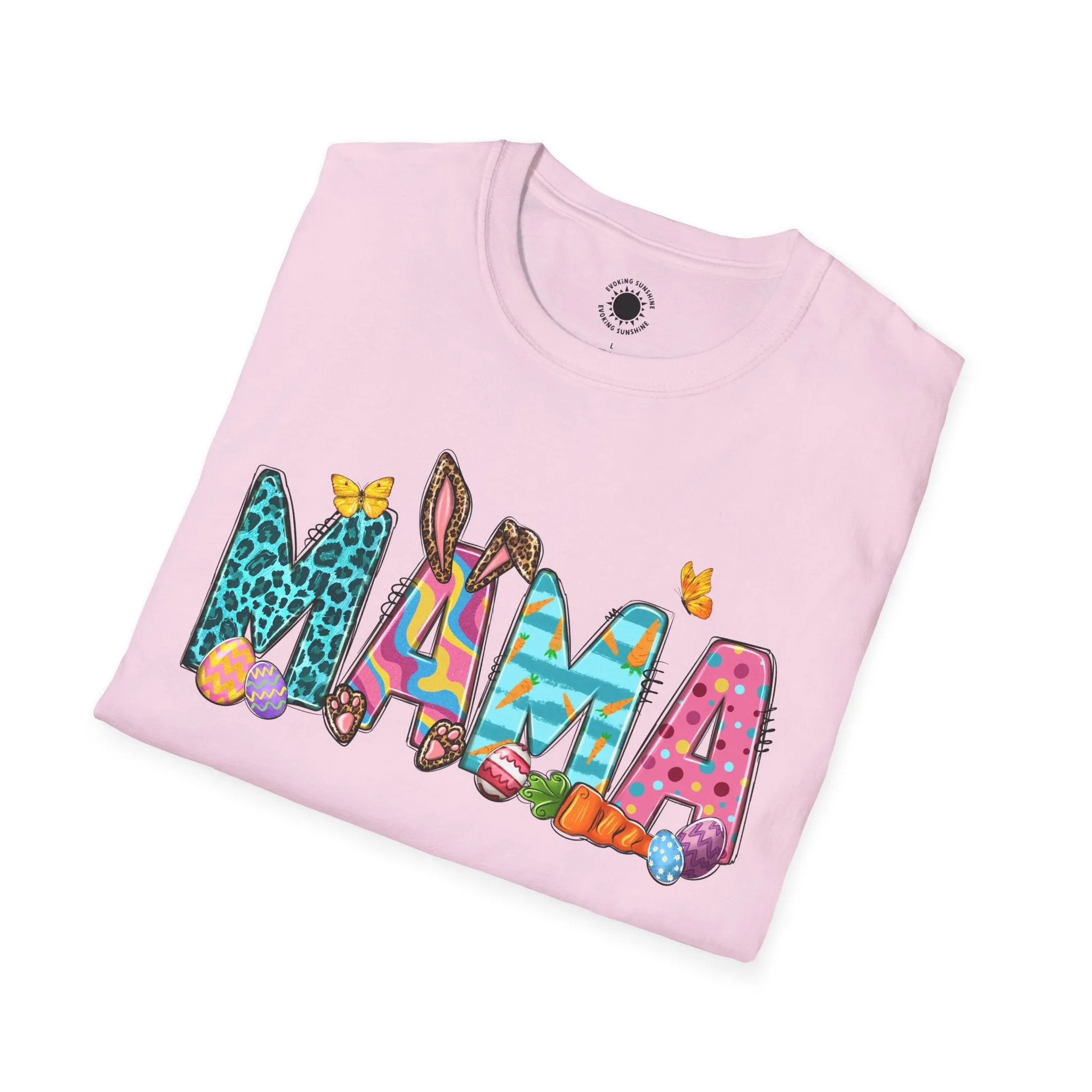 Colorful 'Mama' Unisex Softstyle T-Shirt - Perfect for Mother's Day and Everyday Wear