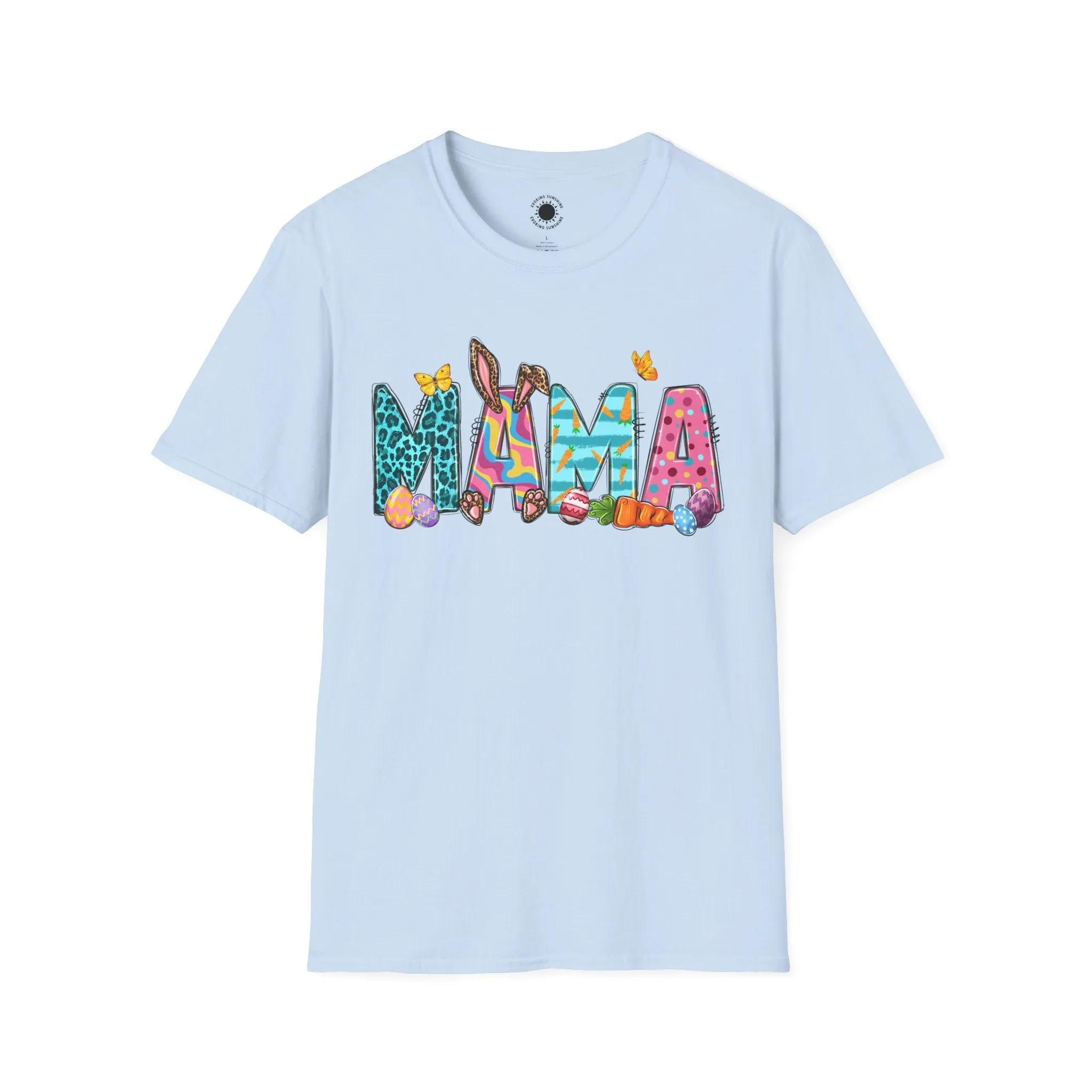 Colorful 'Mama' Unisex Softstyle T-Shirt - Perfect for Mother's Day and Everyday Wear