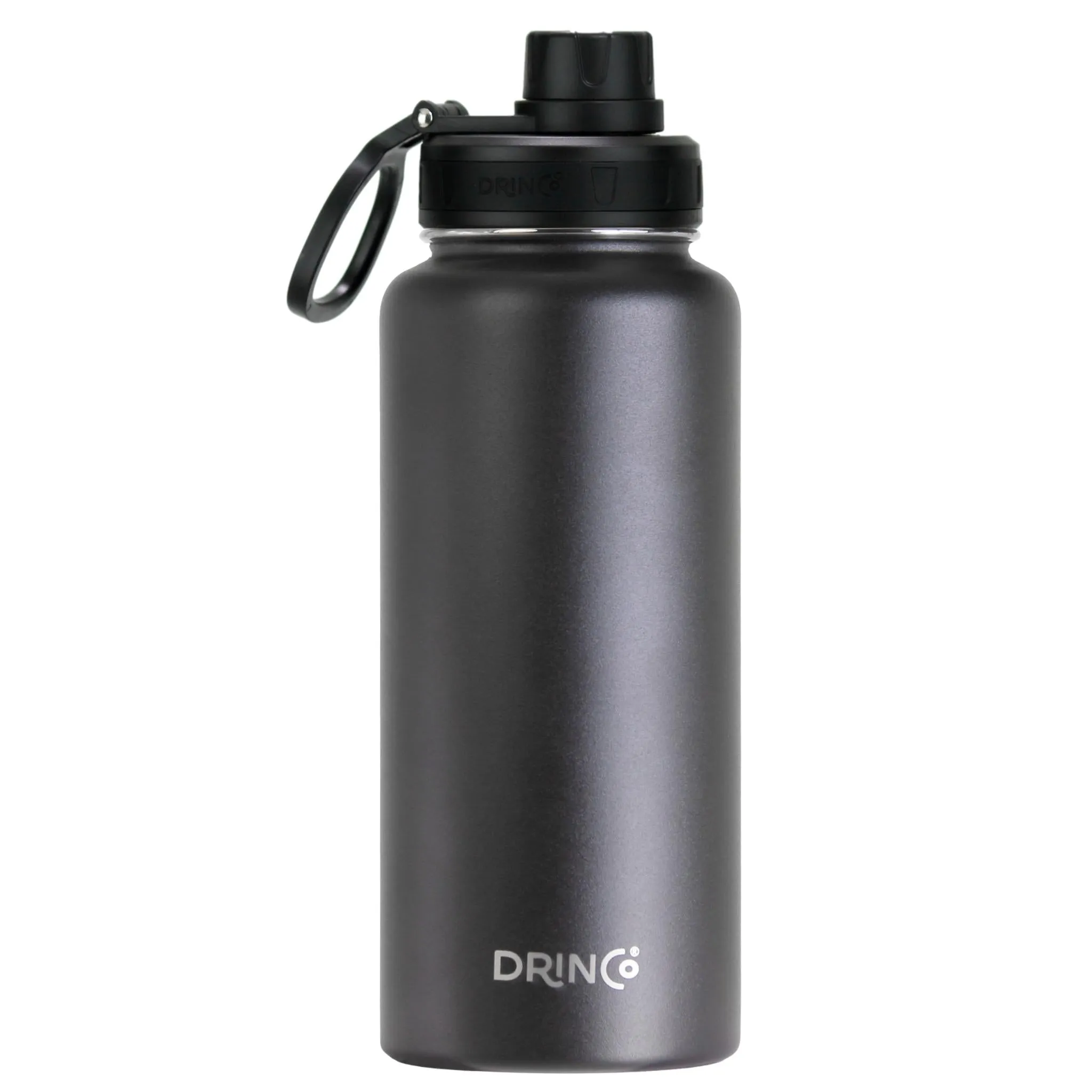 DRINCO 32oz Stainless Steel Water Bottle - Black