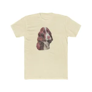 English Springer Spaniel Men's Fitted Cotton Crew Tee