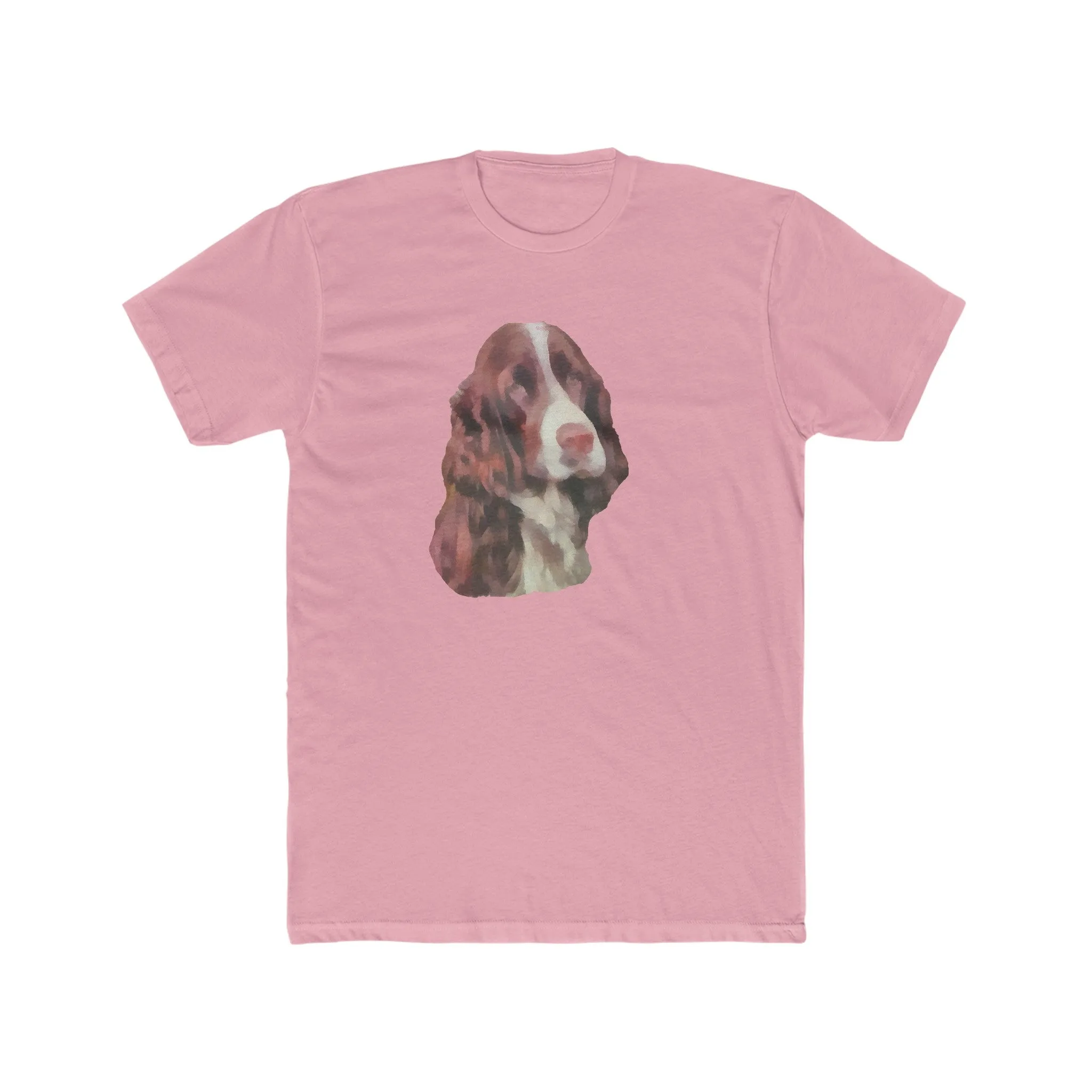 English Springer Spaniel Men's Fitted Cotton Crew Tee