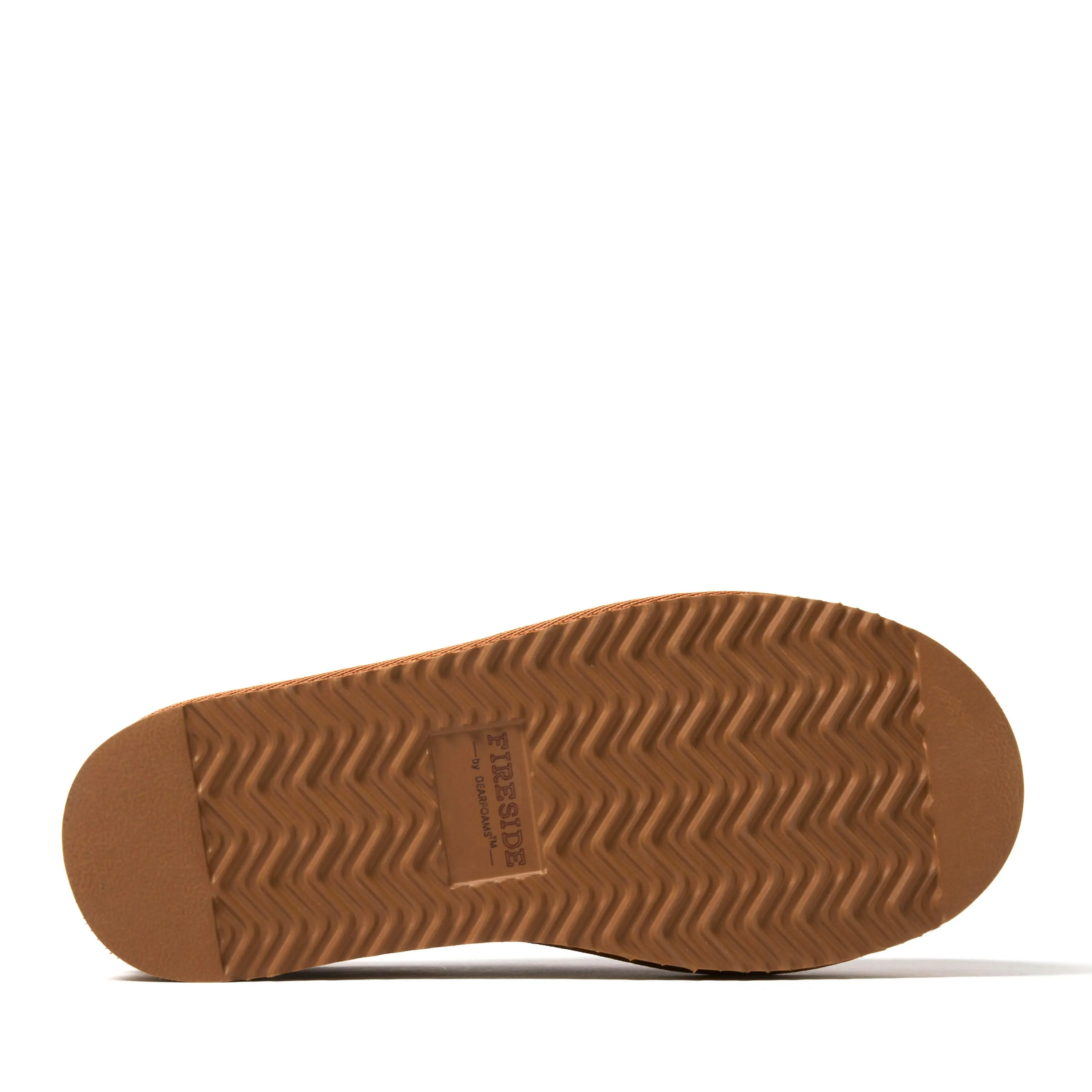 Fireside by Dearfoams Women's Queenstown Genuine Shearling Platform Clog Slipper