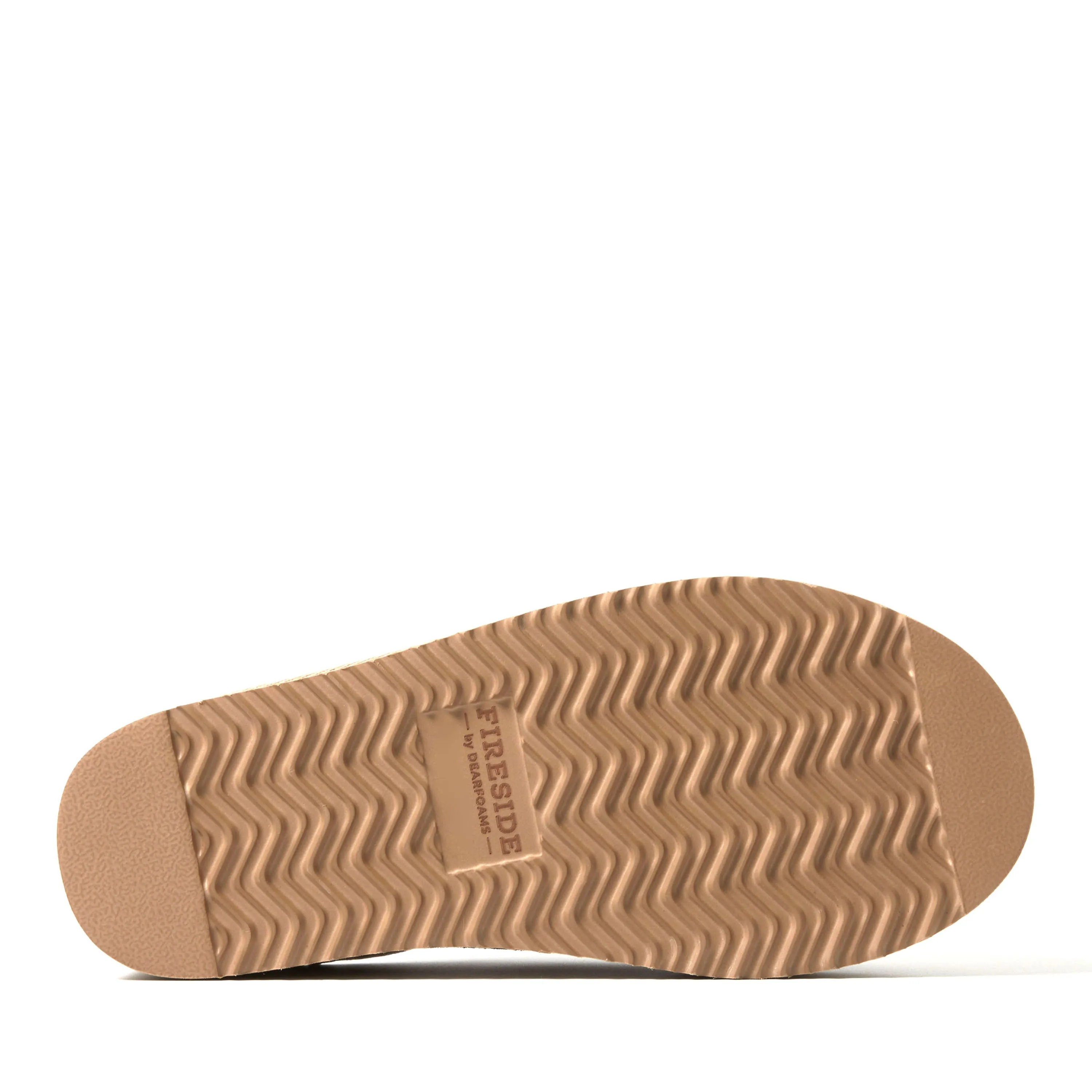 Fireside by Dearfoams Women's Queenstown Genuine Shearling Platform Clog Slipper