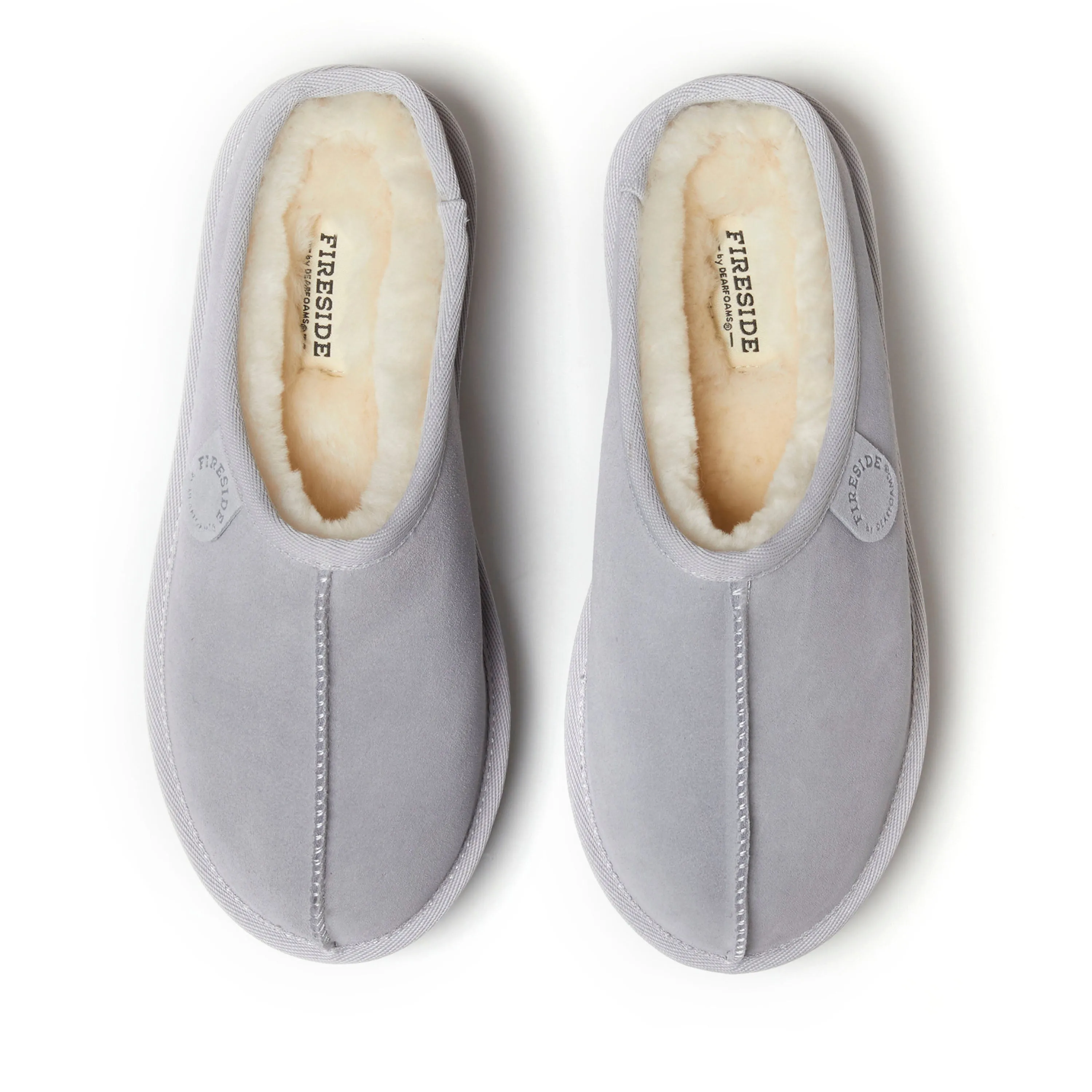 Fireside by Dearfoams Women's Queenstown Genuine Shearling Platform Clog Slipper
