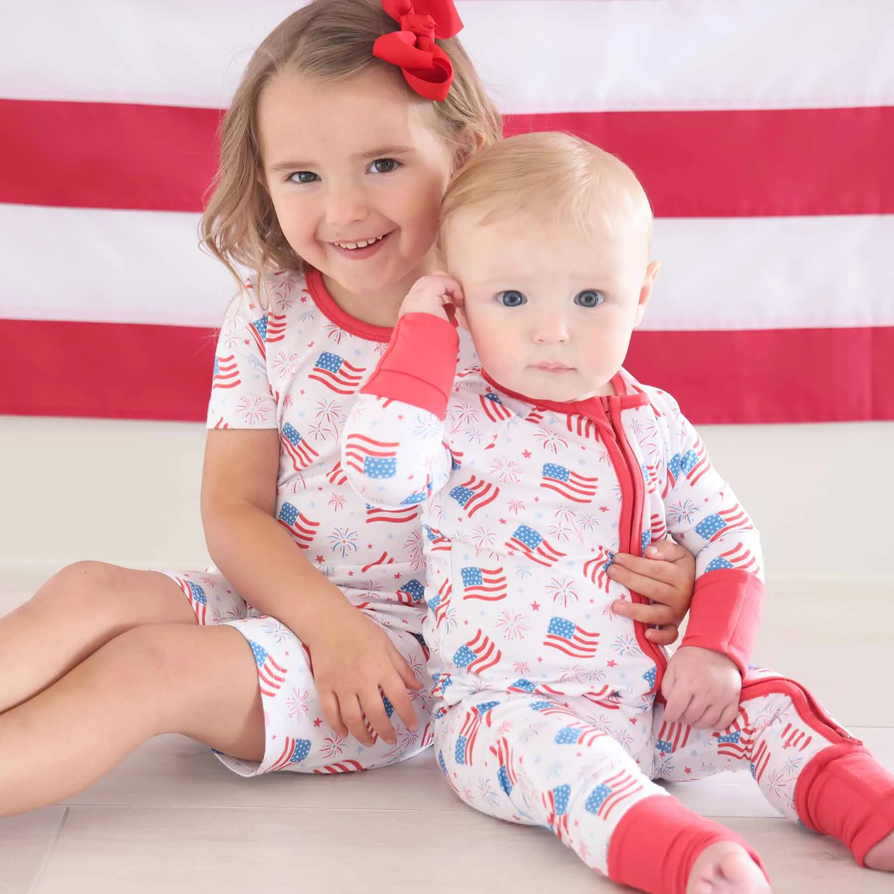 Fireworks & Freedom Convertible Zip Romper