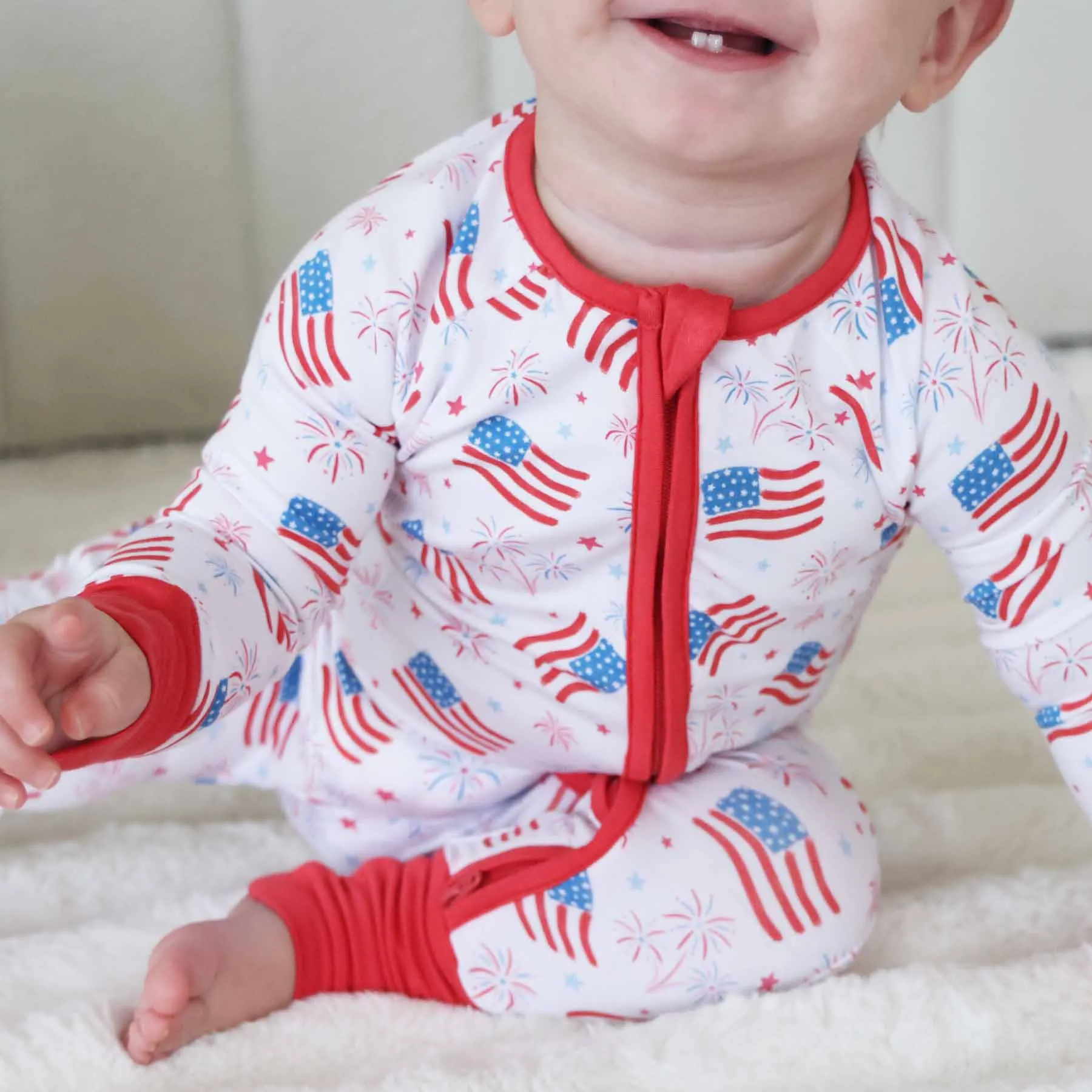 Fireworks & Freedom Convertible Zip Romper