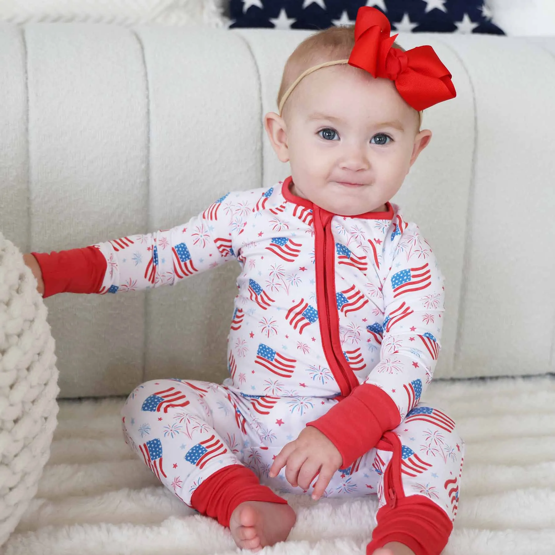 Fireworks & Freedom Convertible Zip Romper