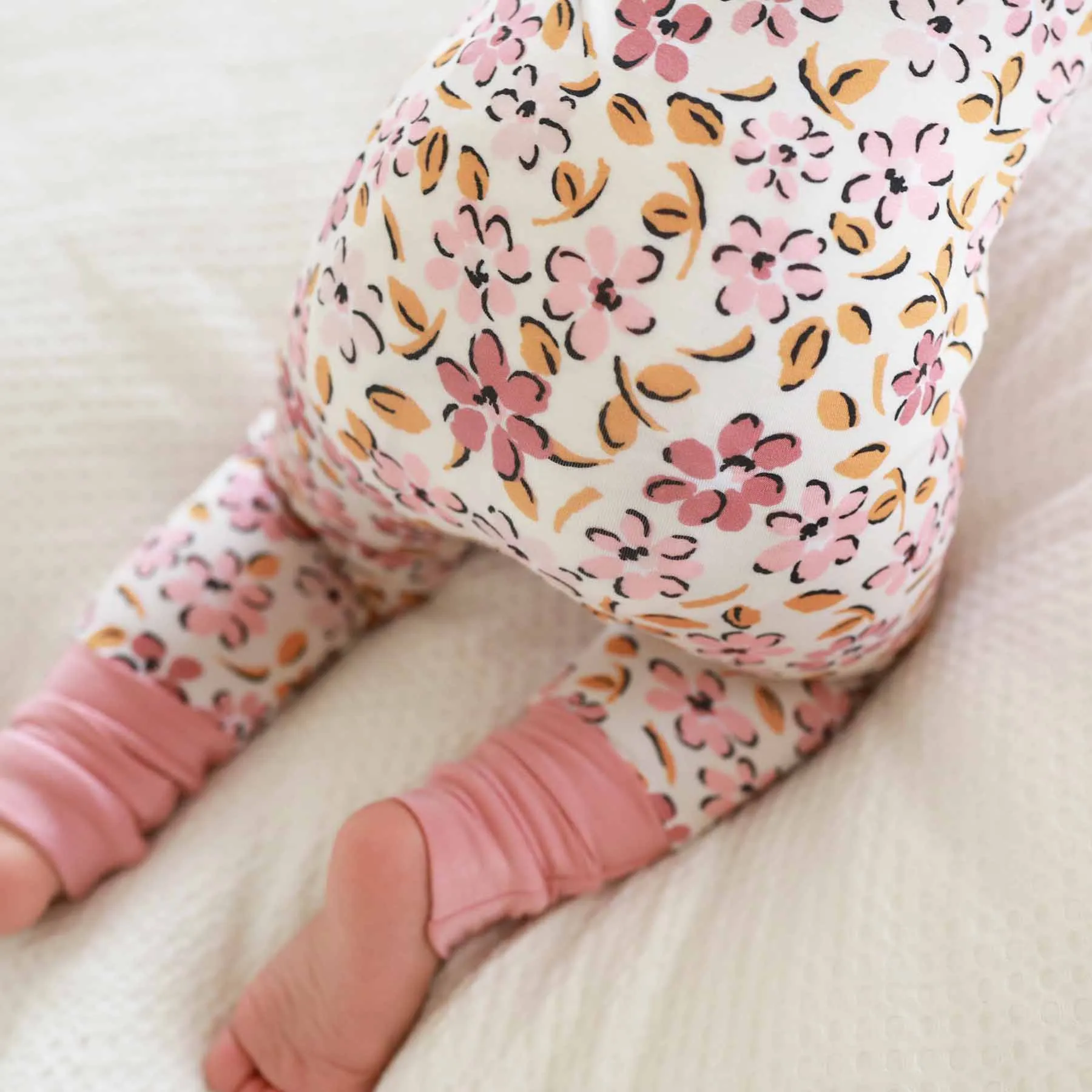 Mauvelous Meadow Convertible Zip Romper