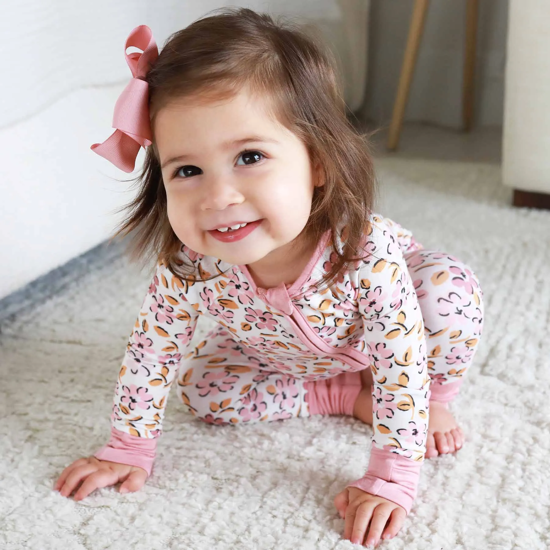 Mauvelous Meadow Convertible Zip Romper