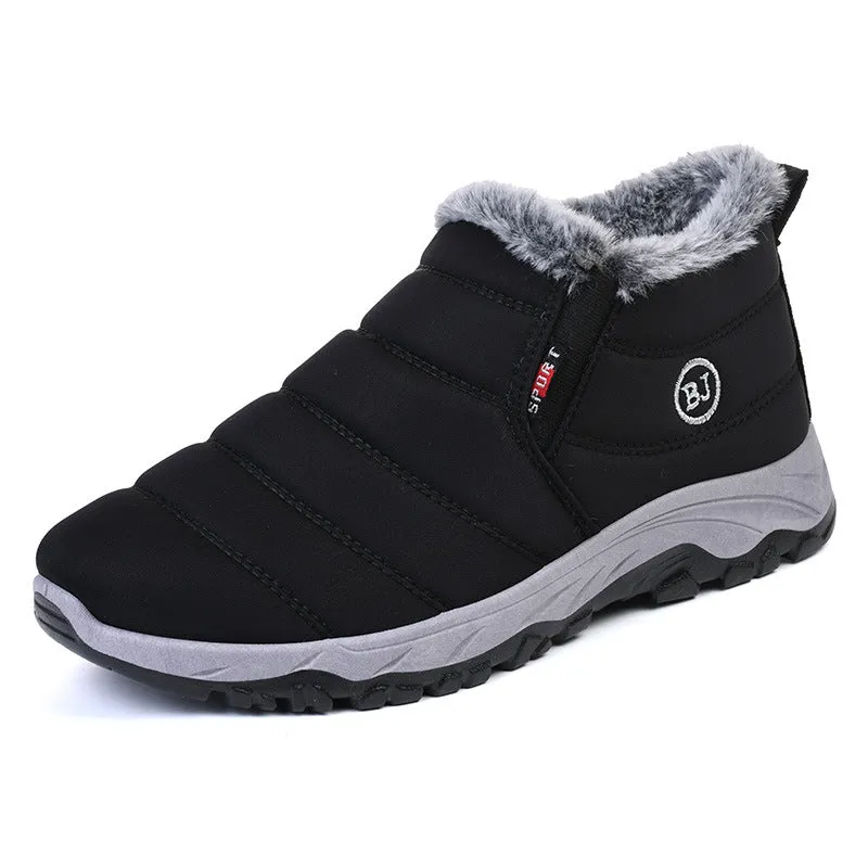 Owlkay Women's Winter Thickened Fleece-lined Warm Cotton Boots
