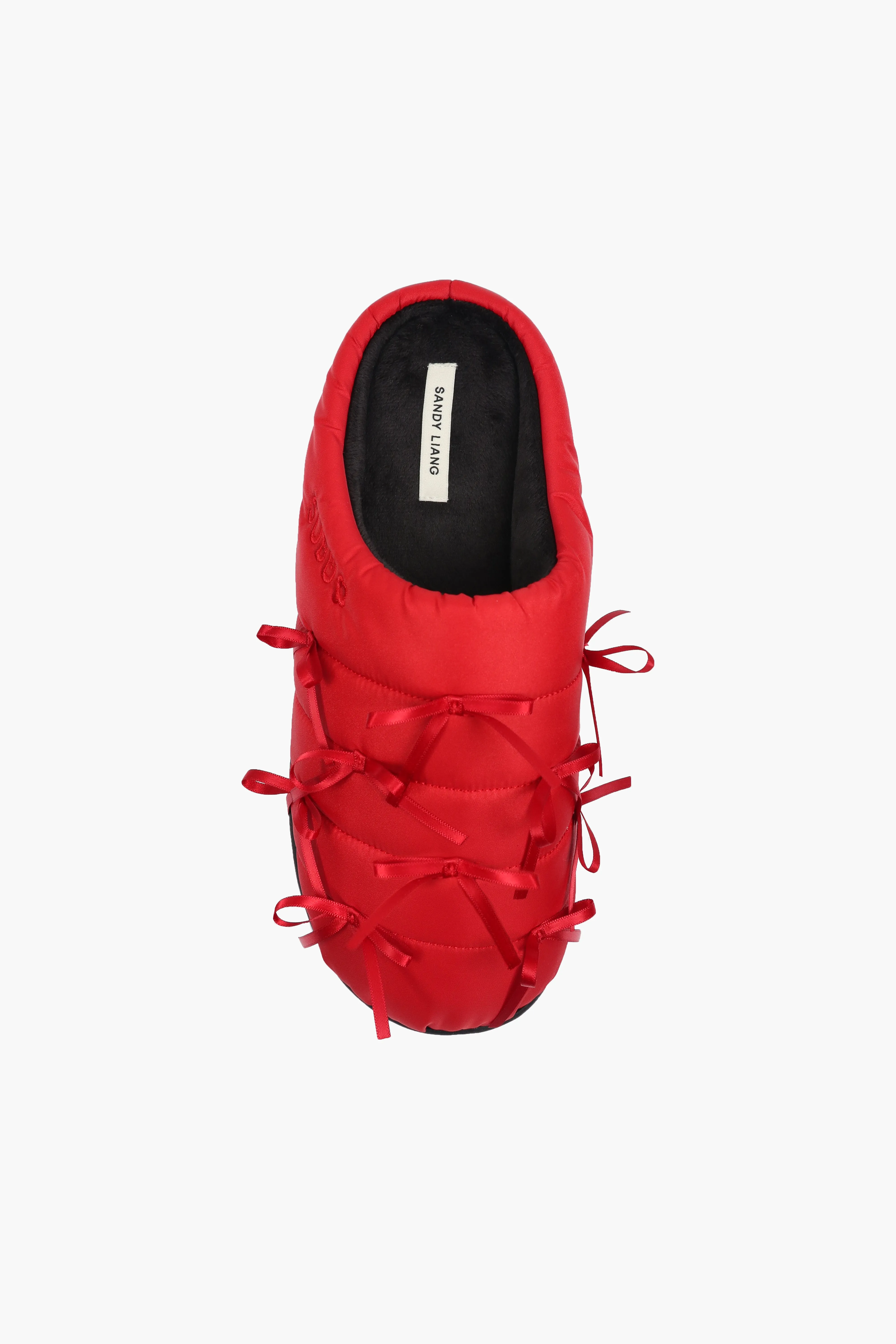 SANDY LIANG X SUBU SLIPPERS IN RED