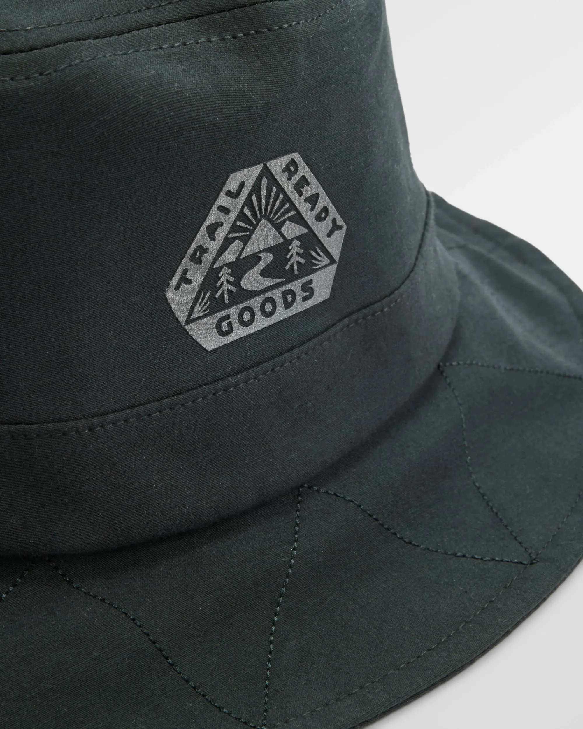 Shaded Organic Bucket Hat - Black