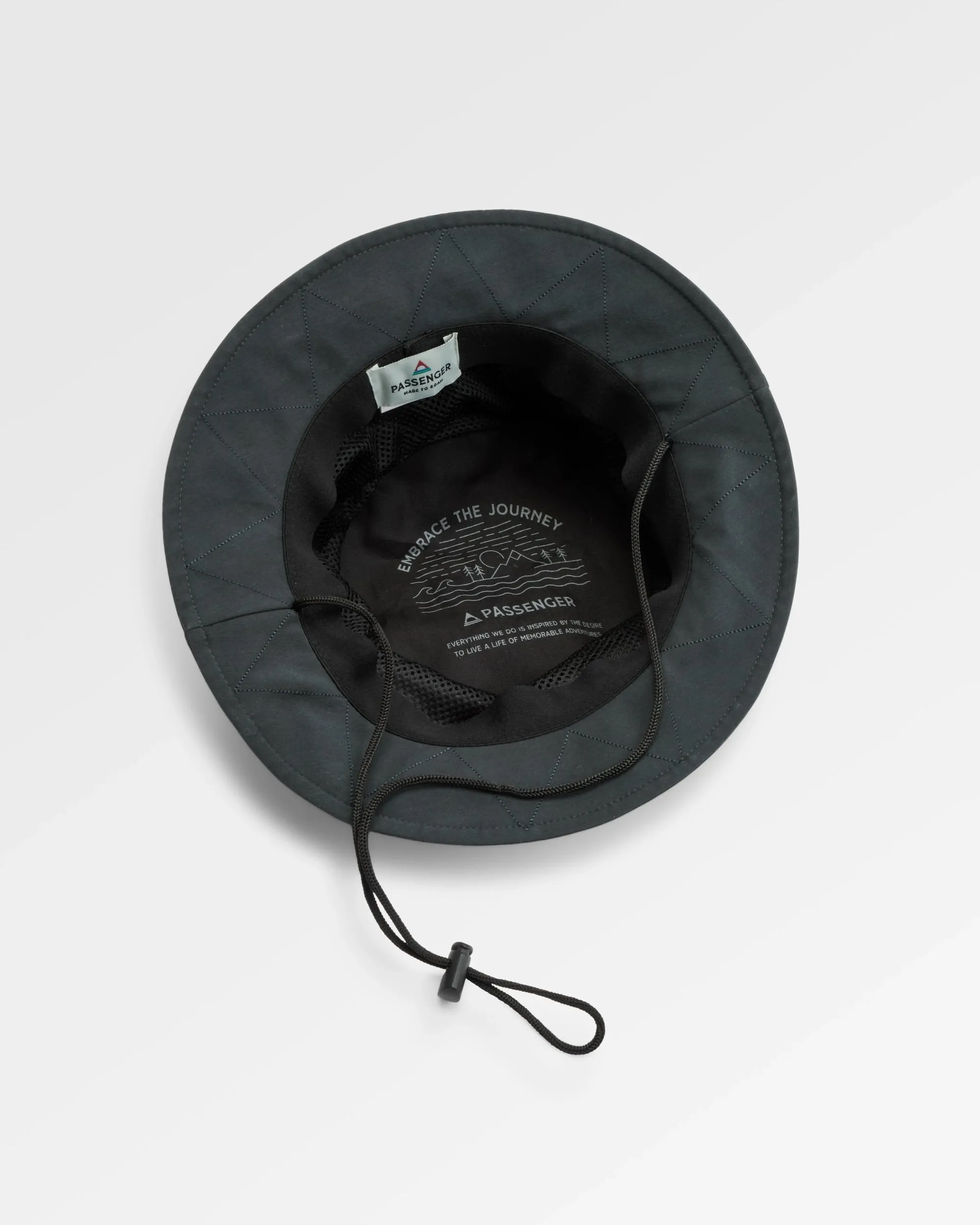 Shaded Organic Bucket Hat - Black