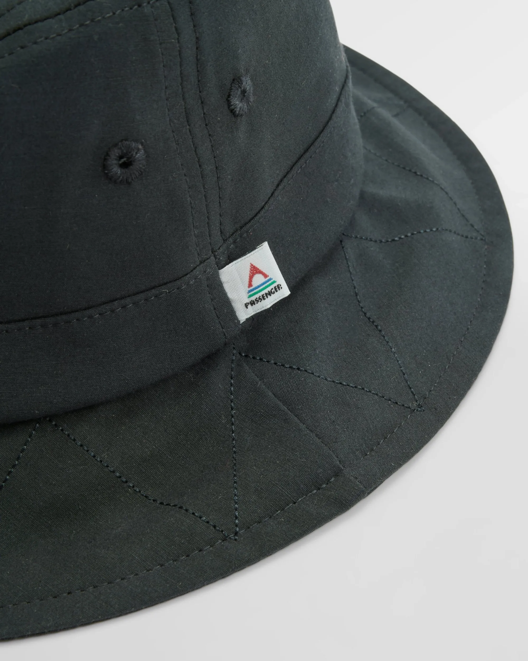 Shaded Organic Bucket Hat - Black